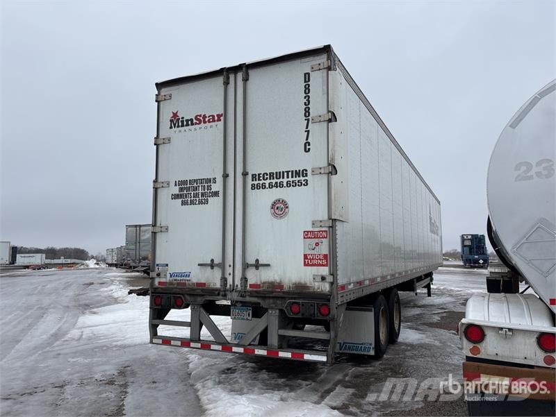 Vanguard 53 ft x 102 in T/A Van Trailer Cajas de remolque
