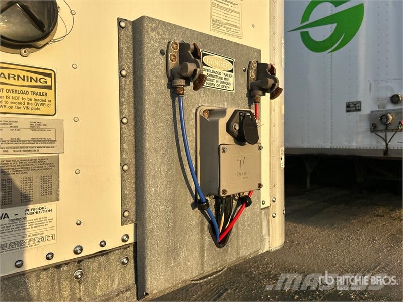 Vanguard 53 ft x 102 in T/A Van Trailer Skappåbygg
