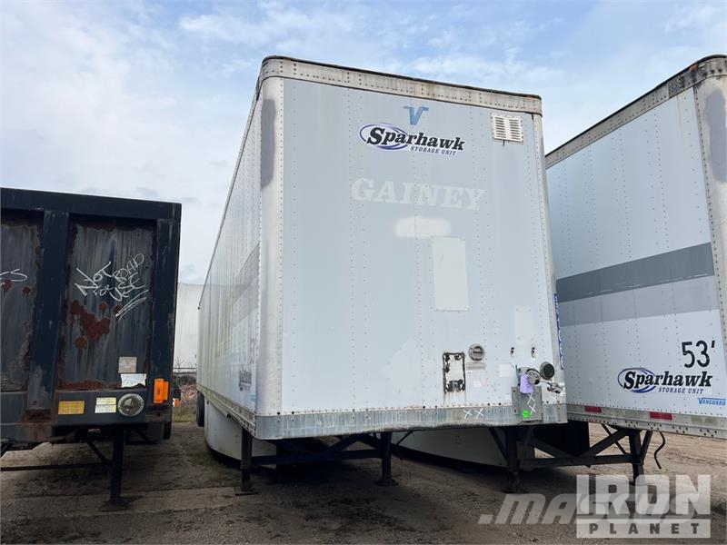 Vanguard 53 ft x 102 in T/A Van Trailer (Inoperable) 박스 바디 트레일러