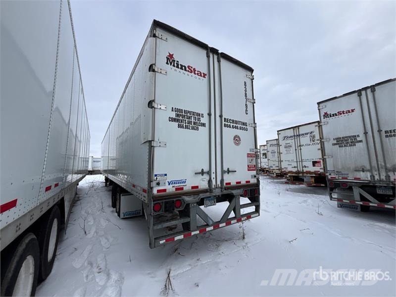 Vanguard 53 ft x 102 in T/A Van Trailer Cajas de remolque