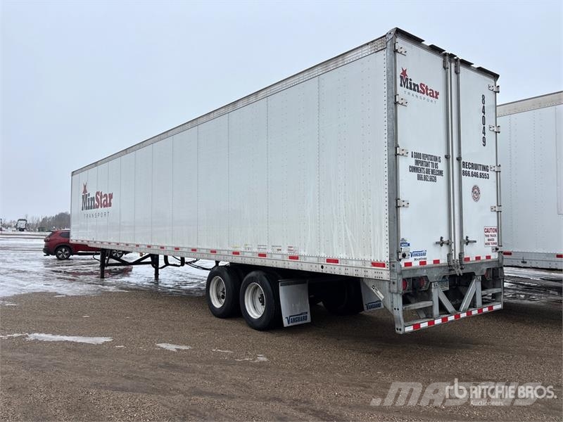 Vanguard 53 ft x 102 in T/A Van Trailer Cajas de remolque