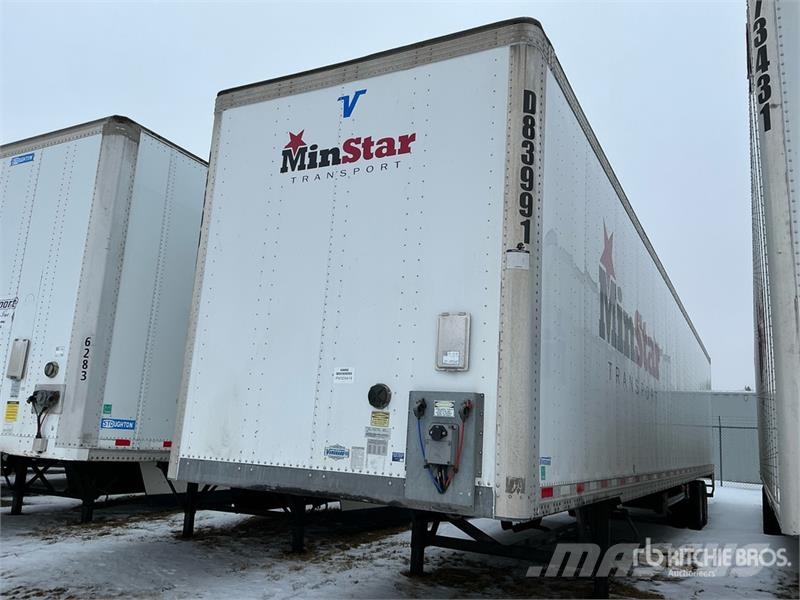 Vanguard 53 ft x 102 in T/A Van Trailer Cajas de remolque