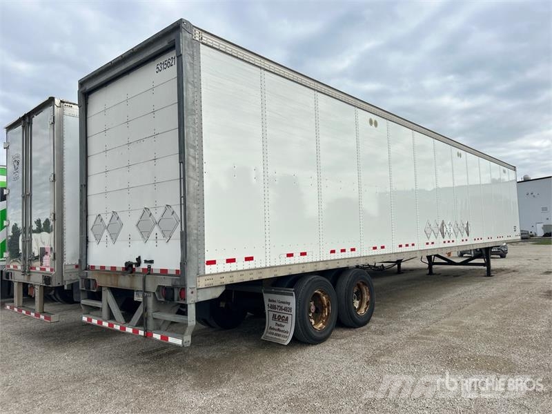 Vanguard 53 ft x 102 in T/A Van Trailer Furgons