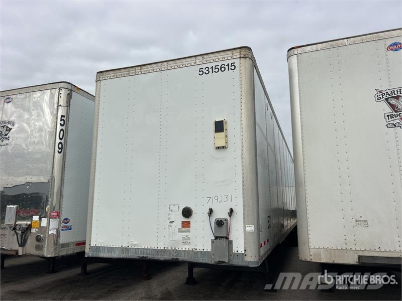 Vanguard 53 ft x 102 in T/A Van Trailer Skappåbygg
