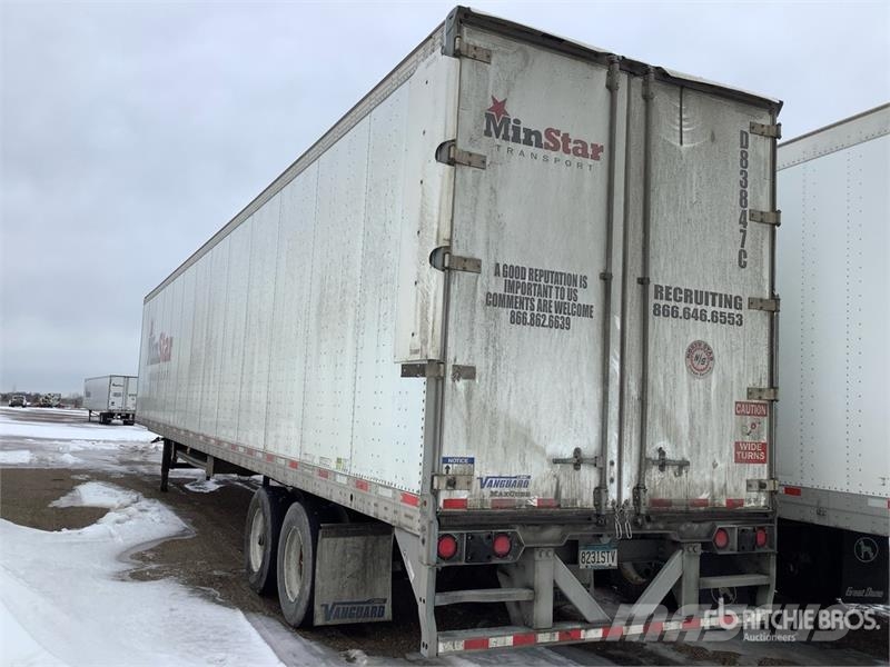 Vanguard 53 ft x 102 in T/A Van Trailer Cajas de remolque
