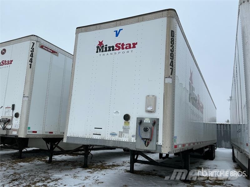 Vanguard 53 ft x 102 in T/A Van Trailer Cajas de remolque