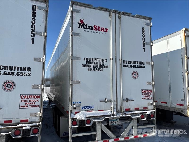 Vanguard 53 ft x 102 in T/A Van Trailer Cajas de remolque