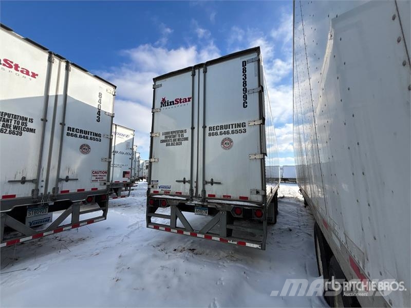 Vanguard 53 ft x 102 in T/A Van Trailer Cajas de remolque