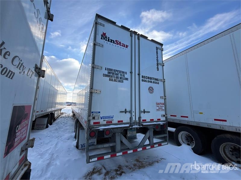 Vanguard 53 ft x 102 in T/A Van Trailer Cajas de remolque