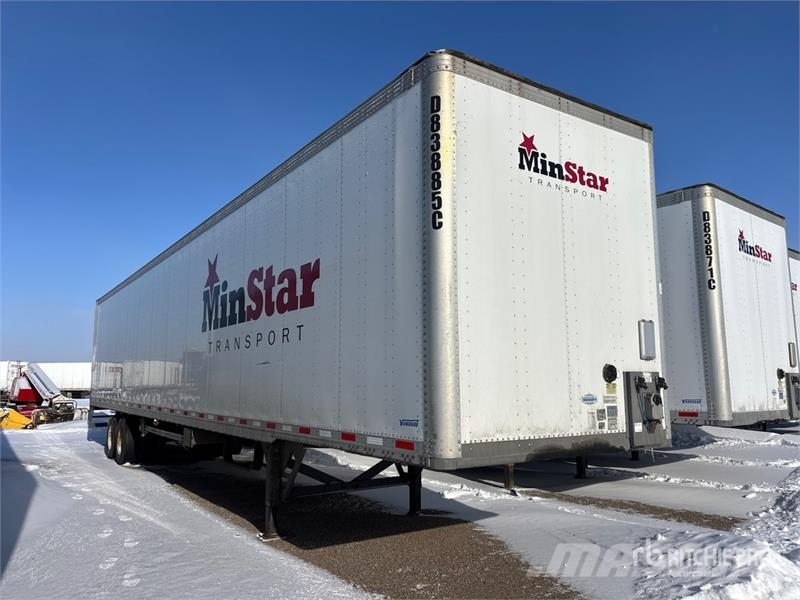Vanguard 53 ft x 102 in T/A Van Trailer Cajas de remolque