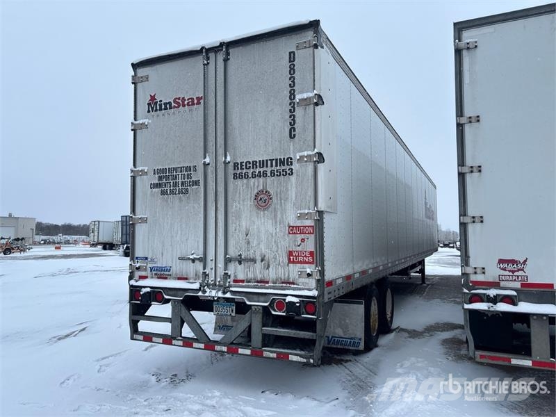 Vanguard 53 ft x 102 in T/A Van Trailer Ремаркета фургони