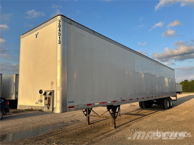 Vanguard 53 ft x 102 in T/A Van Trailer Skappåbygg