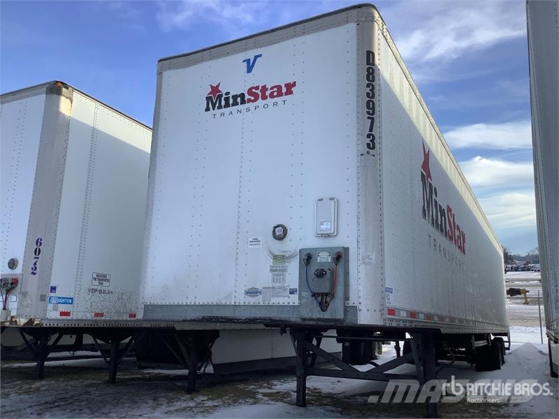 Vanguard 53 ft x 102 in T/A Van Trailer Ремаркета фургони