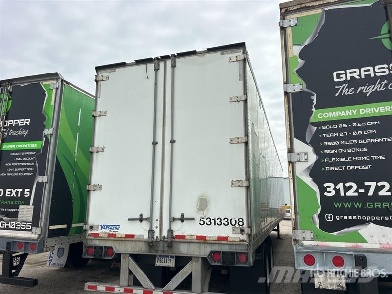 Vanguard 53 ft x 102 in T/A Van Trailer 箱體拖車