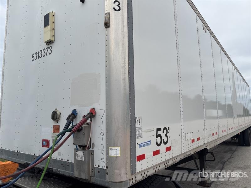 Vanguard 53 ft x 102 in T/A Van Trailer Furgons