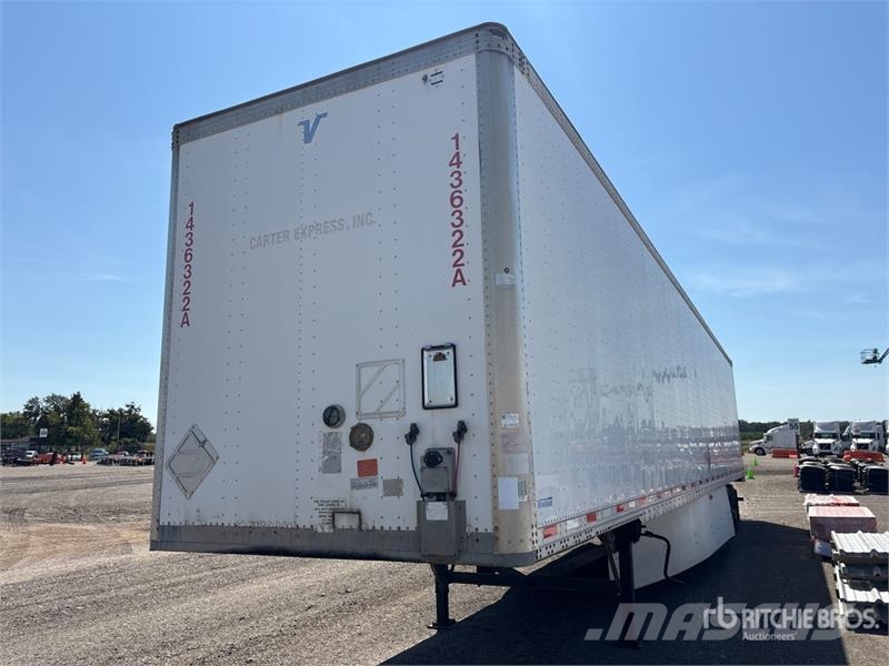 Vanguard 53 ft x 96 in T/A Van Trailer Furgons