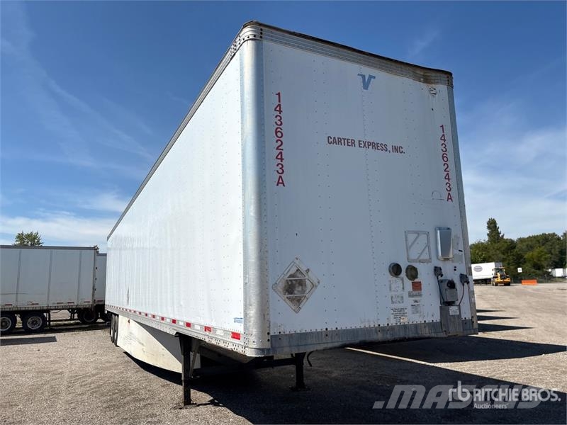 Vanguard 53 ft x 96 in T/A Van Trailer Furgons