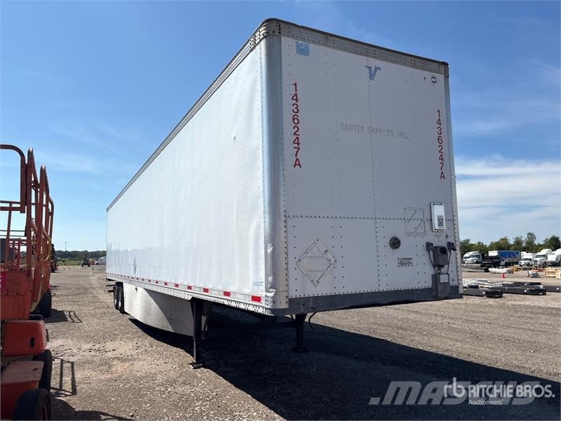 Vanguard 53 ft x 96 in T/A Van Trailer Furgons