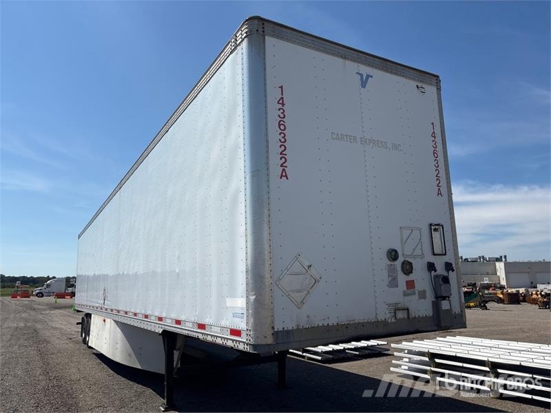 Vanguard 53 ft x 96 in T/A Van Trailer Furgons