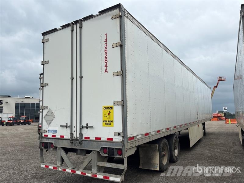Vanguard 53 ft x 96 in T/A Van Trailer Cajas de remolque