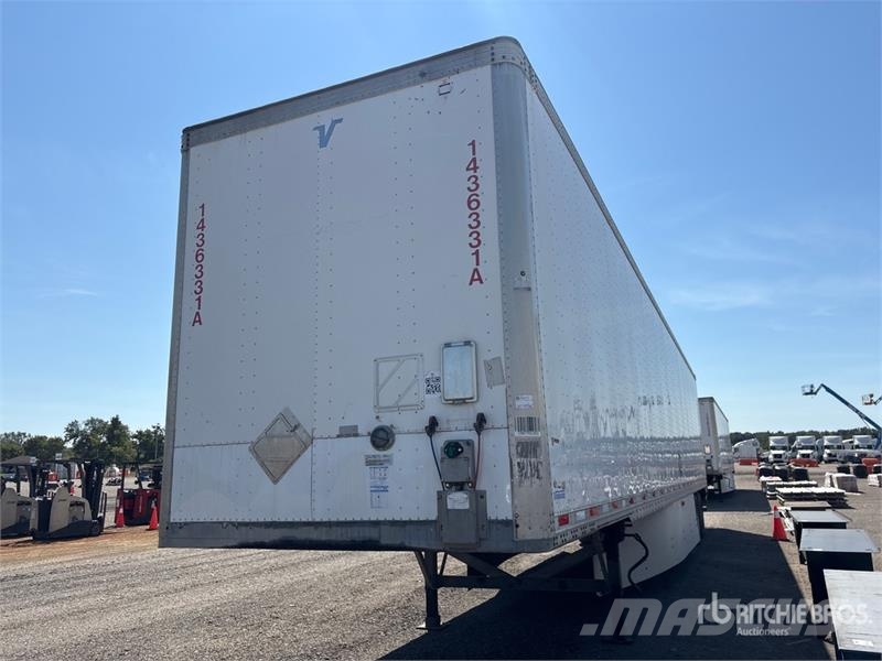 Vanguard 53 ft x 96 in T/A Van Trailer Furgons