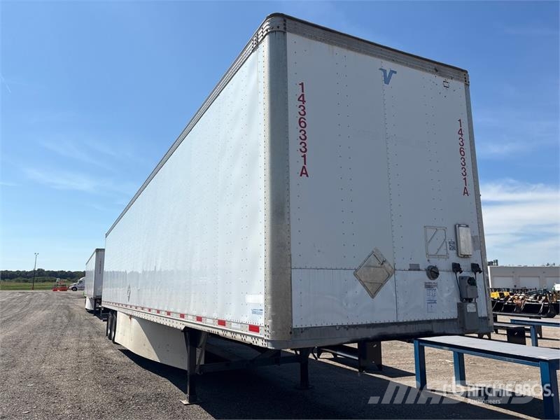 Vanguard 53 ft x 96 in T/A Van Trailer Furgons