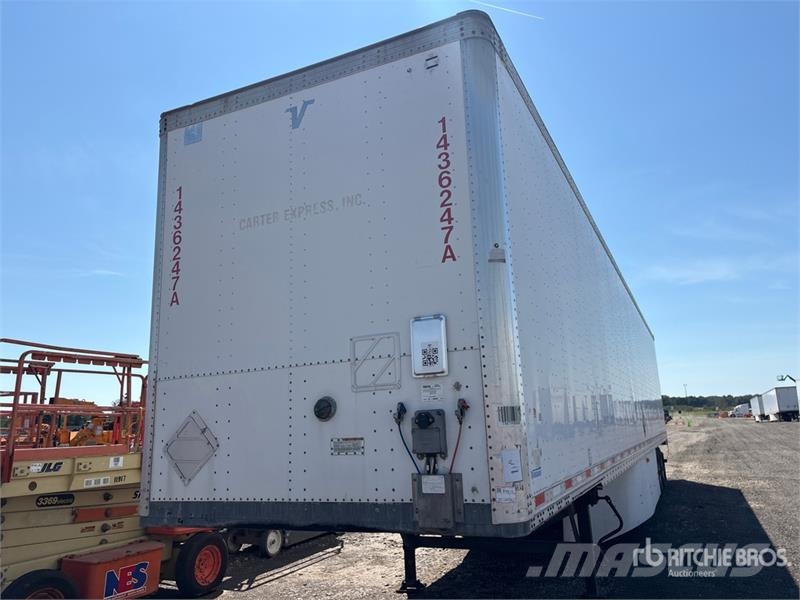 Vanguard 53 ft x 96 in T/A Van Trailer Furgons