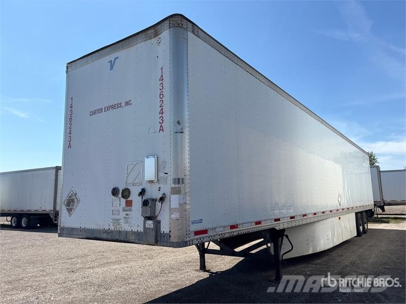 Vanguard 53 ft x 96 in T/A Van Trailer Furgons
