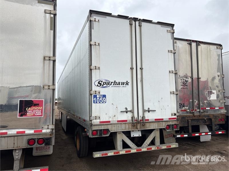 Vanguard MaxCube 53 ft x 102 in T/A Van Trailer Remorque Fourgon