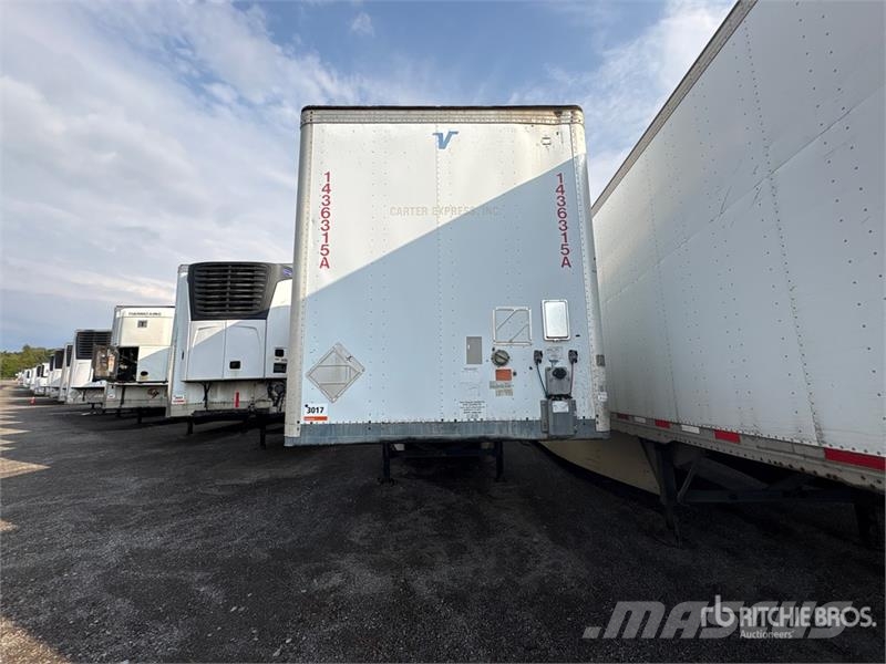 Vanguard MaxCube 53 ft x 102 in T/A Van Trailer Furgons