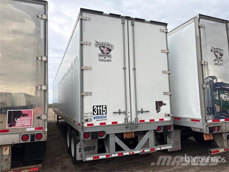 Vanguard MaxCube 53 ft x 102 in T/A Van Trailer Причепи-фургони