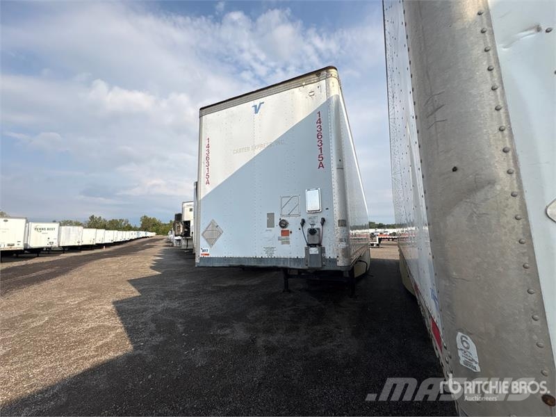 Vanguard MaxCube 53 ft x 102 in T/A Van Trailer Furgons