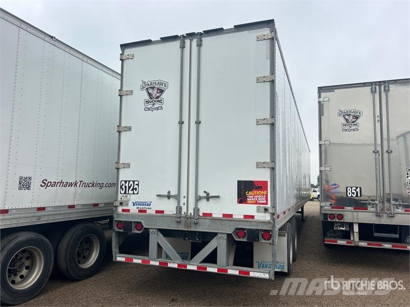 Vanguard MaxCube 53 ft x 102 in T/A Van Trailer Remorque Fourgon