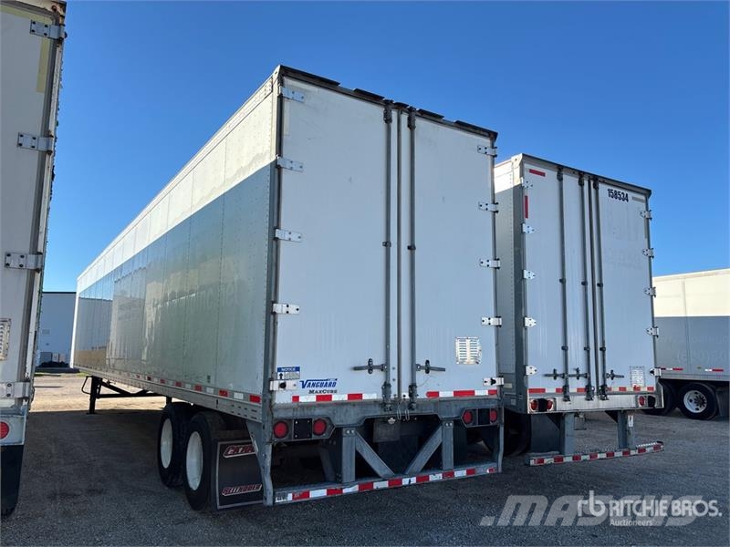 Vanguard MAXCUBE 53 ft x 102 in T/A Van Trailer Rimorchi cassonati