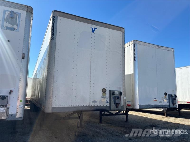 Vanguard MAXCUBE 53 ft x 102 in T/A Van Trailer Dobozos pótkocsik