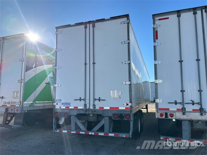Vanguard MAXCUBE 53 ft x 102 in T/A Van Trailer Rimorchi cassonati