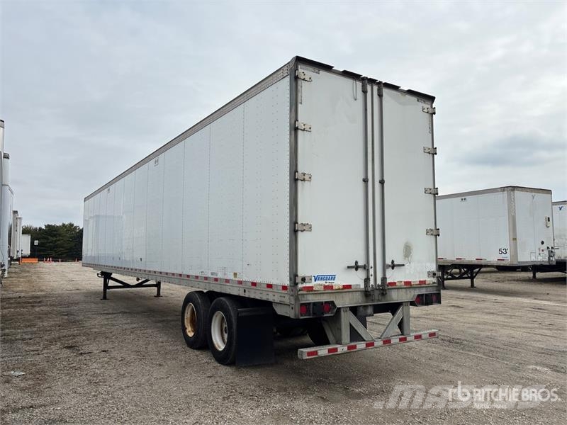 Vanguard MaxCube 53 ft x 102 in T/A Van Trailer Kapali kasa treylerler