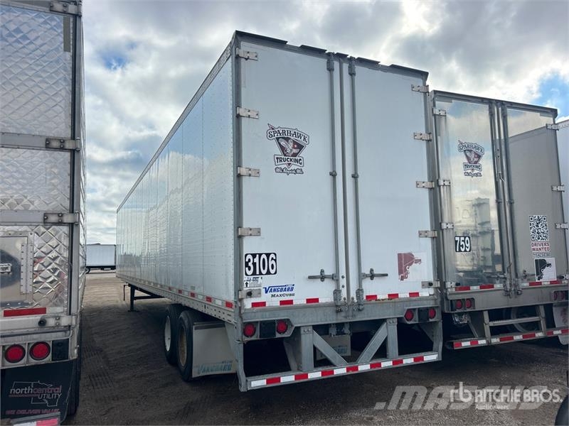 Vanguard MaxCube 53 ft x 102 in T/A Van Trailer Remorque Fourgon