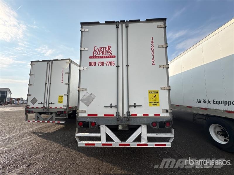 Vanguard MaxCube 53 ft x 102 in T/A Van Trailer Furgons