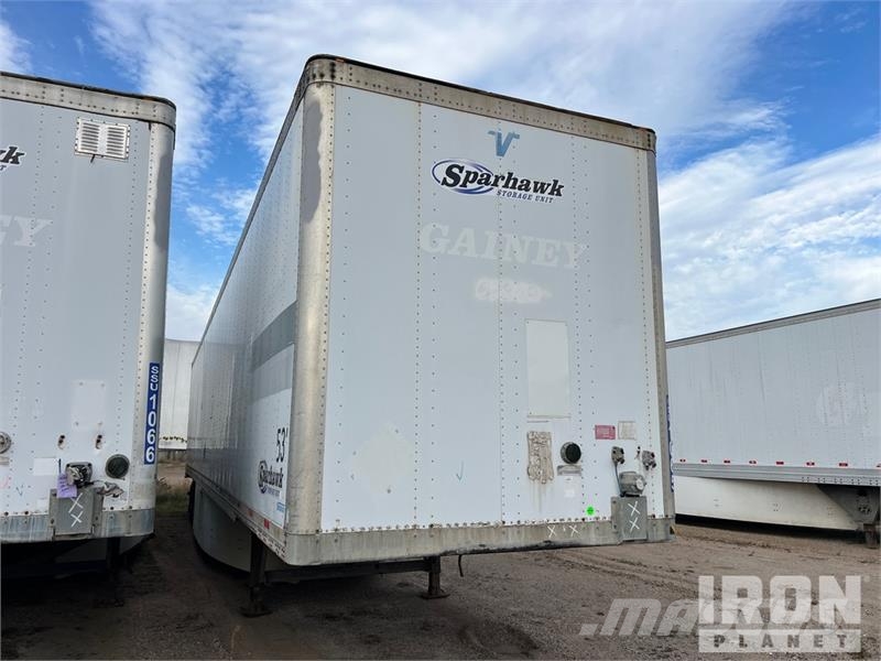 Vanguard MaxCube 53 ft x 102 in T/A Van Trailer Furgons