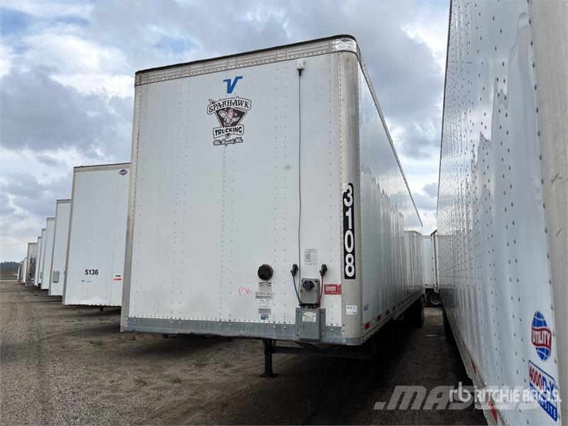 Vanguard Maxcube 53 ft x 102 in T/A Van Trailer مقطورات ذات هيكل صندوقي