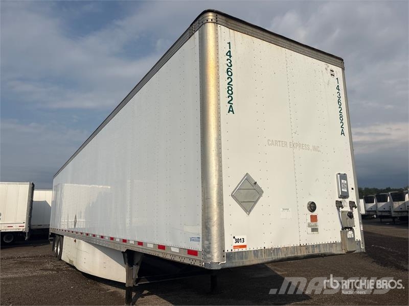 Vanguard MaxCube 53 ft x 96 in T/A Van Trailer Furgons
