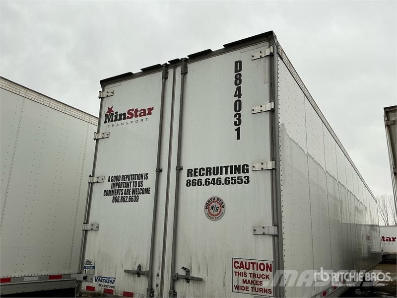 Vanguard Maxcube 53 ft x 102 in T/A Specialized Decking Van Box body trailers
