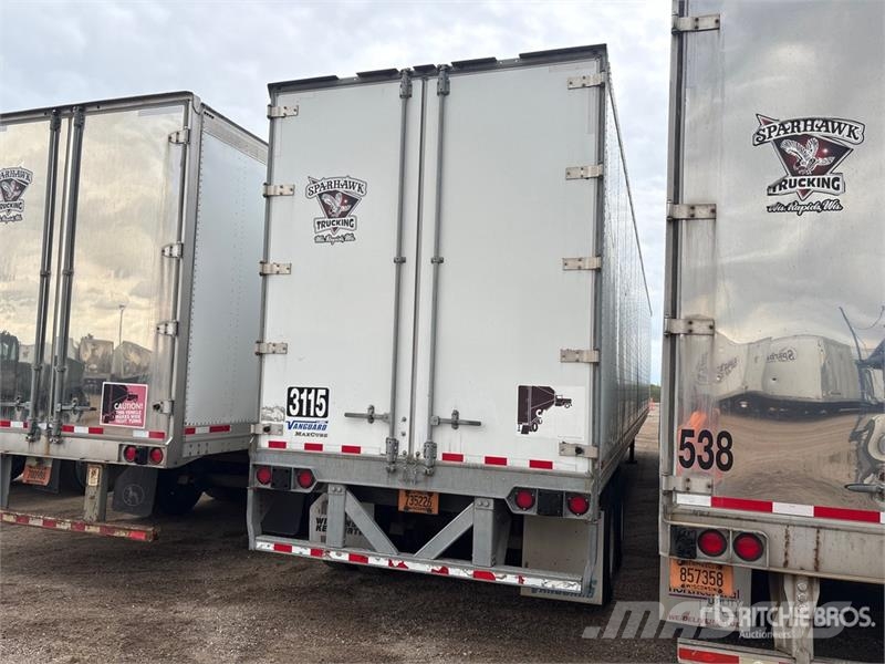 Vanguard MaxCube 53 ft x 102 in T/A Van Trailer Причепи-фургони