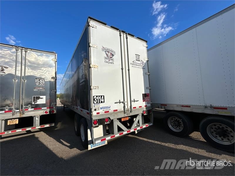 Vanguard MaxCube 53 ft x 102 in T/A Van Trailer Furgons