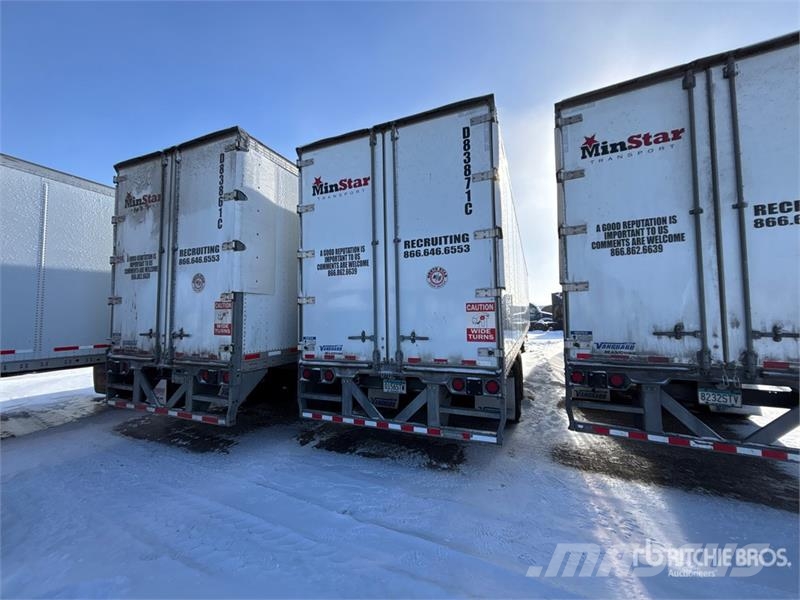 Vanguard MaxCube 53 ft x 102 in T/A Van Trailer Reboques baú