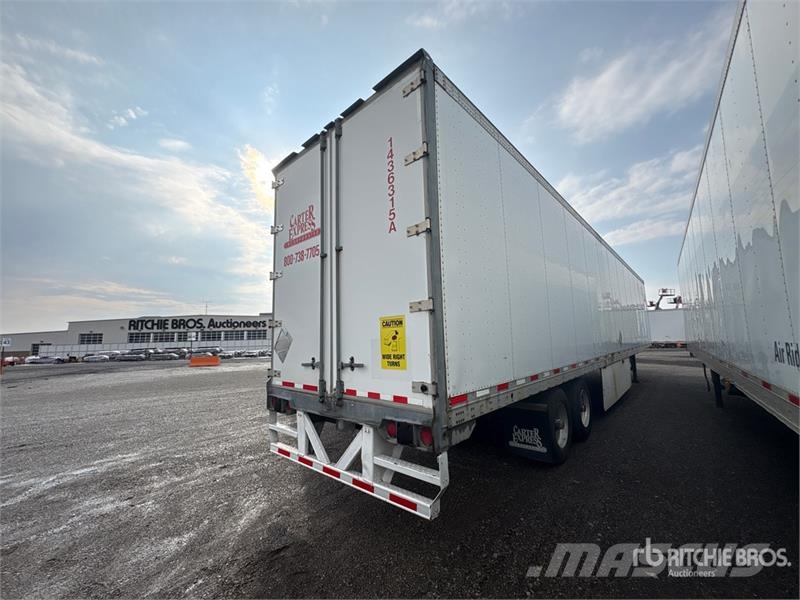 Vanguard MaxCube 53 ft x 102 in T/A Van Trailer Furgons