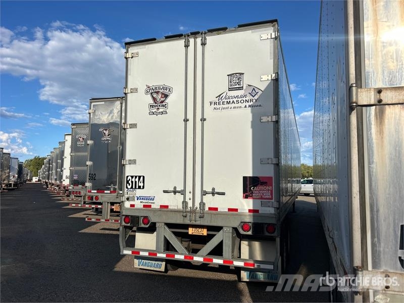 Vanguard MaxCube 53 ft x 102 in T/A Van Trailer Furgons