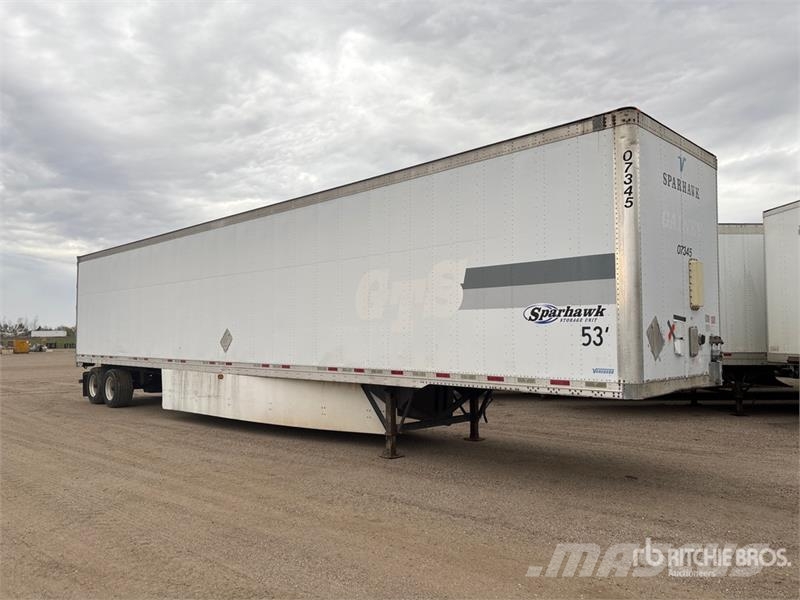 Vanguard MaxCube 53 ft x 102 in T/A Van Trailer Cajas de remolque
