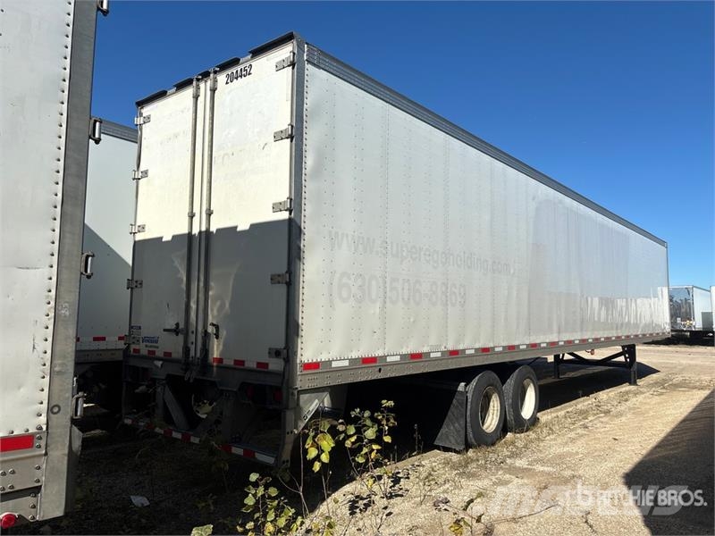 Vanguard MAXCUBE 53 ft x 102 in T/A Van Trailer Rimorchi cassonati